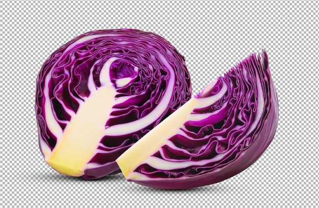 Red cabbage isolated