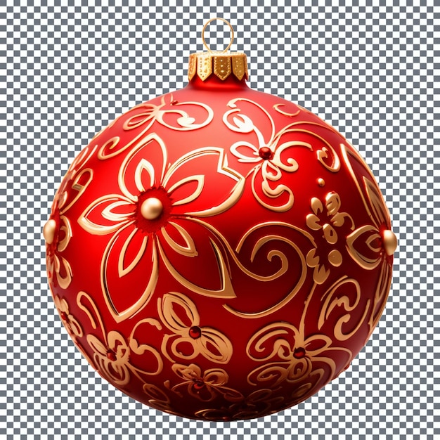 red christmas ball