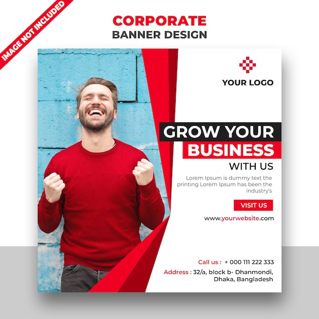 Red Corporate Banner