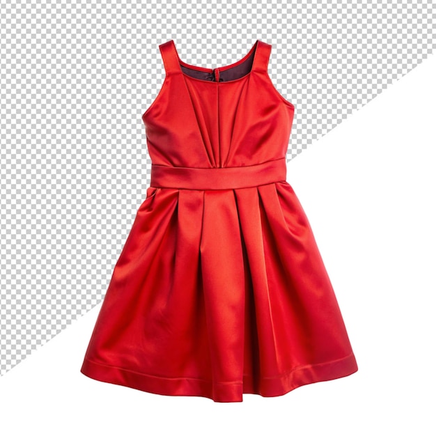 red dress on transparent background