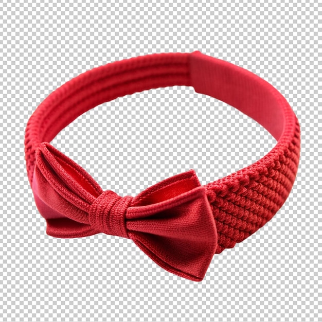 PSD red fancy headband