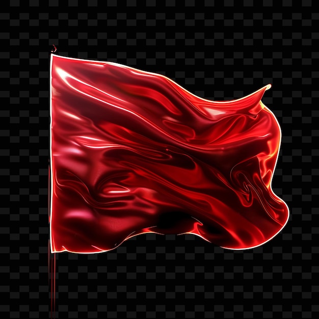 PSD a red flag with a red background that says quot red quot