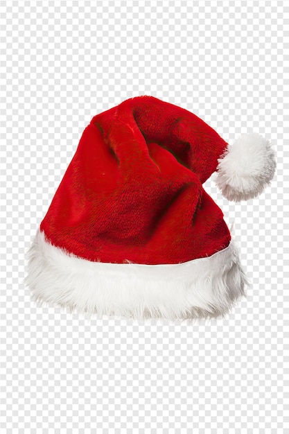 a red hat with a white cap on a transparent background