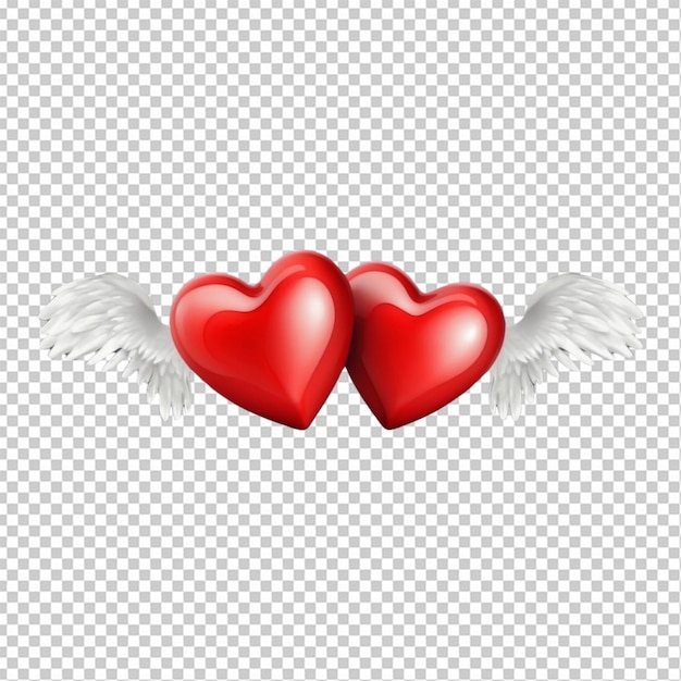 Red heart shaped balloon