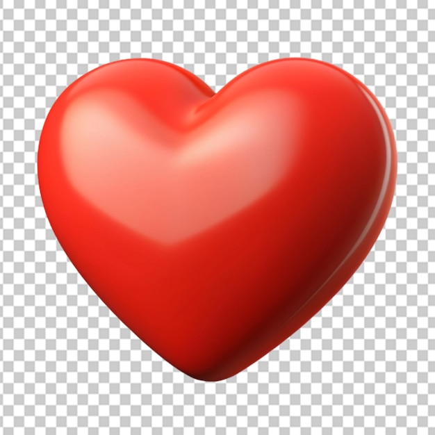 a red heart Transparent background