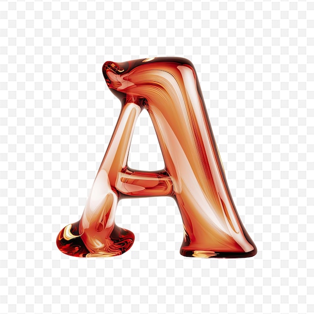 a red letter a on a white background