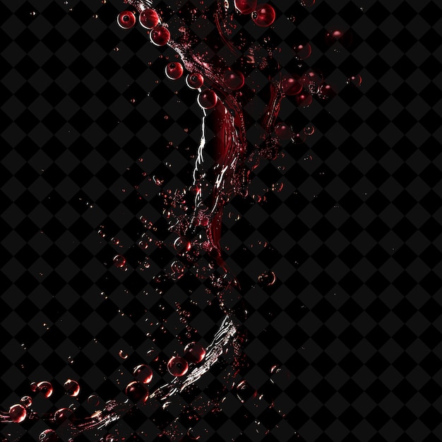 PSD a red liquid with a black background with a space for text