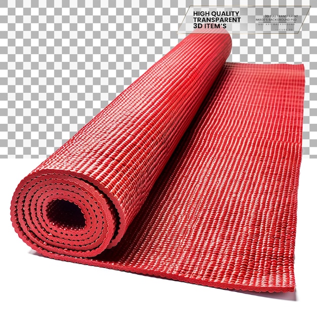 PSD a red mat with a white and red mat on it