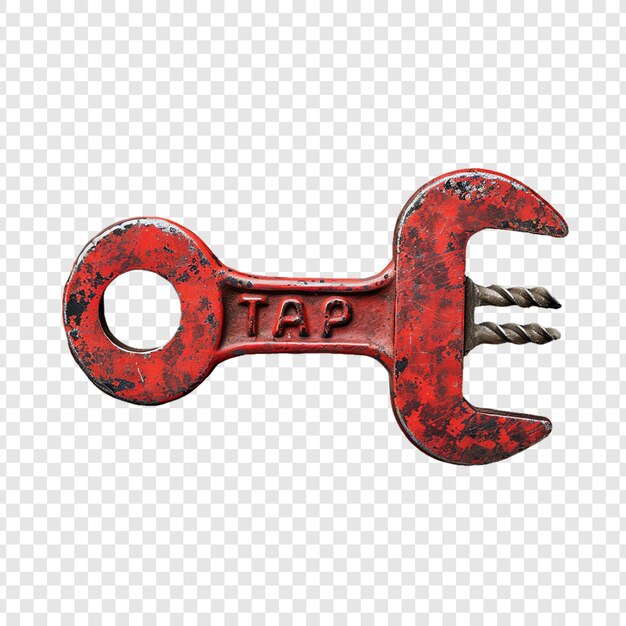 a red metal tool with the word beer on it