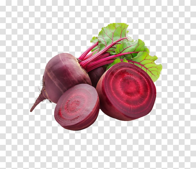 a red onion and a purple onion on a transparent background