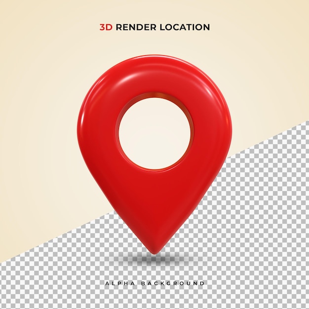 Red realistic 3d map pin gps pointer markers pointer Location icon