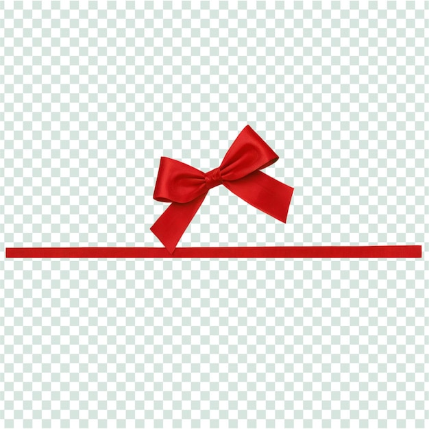 red ribbon with transparent background