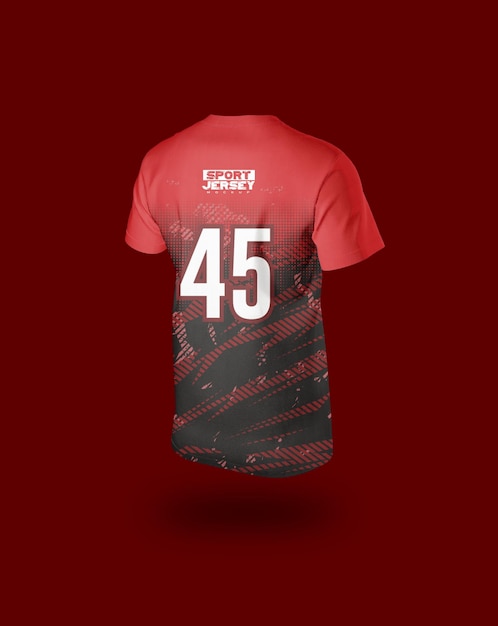 PSD a red shirt with the number 45 on it