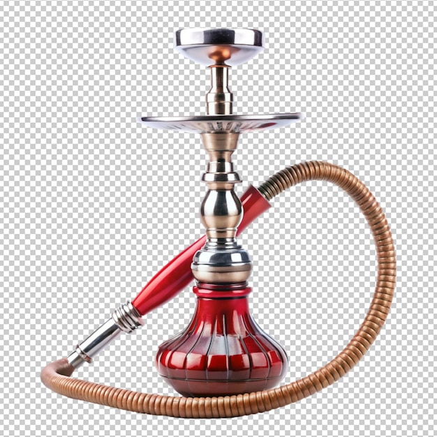 PSD a red and silver hookah that is made by a company