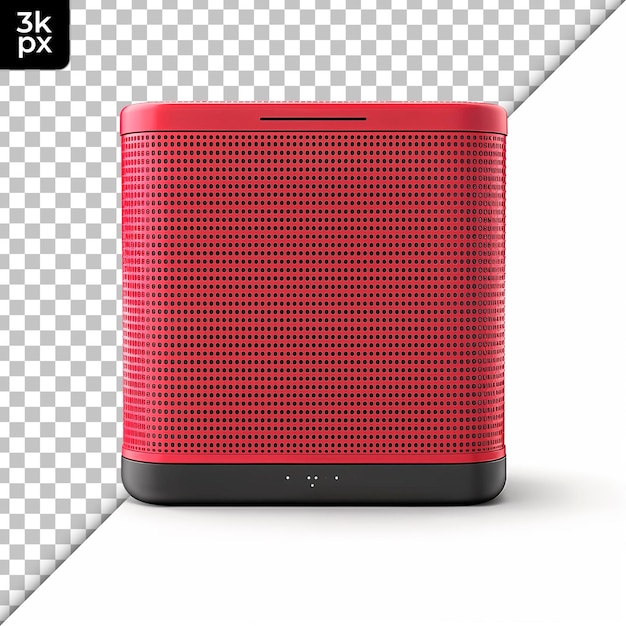 PSD a red speaker that is made by kx