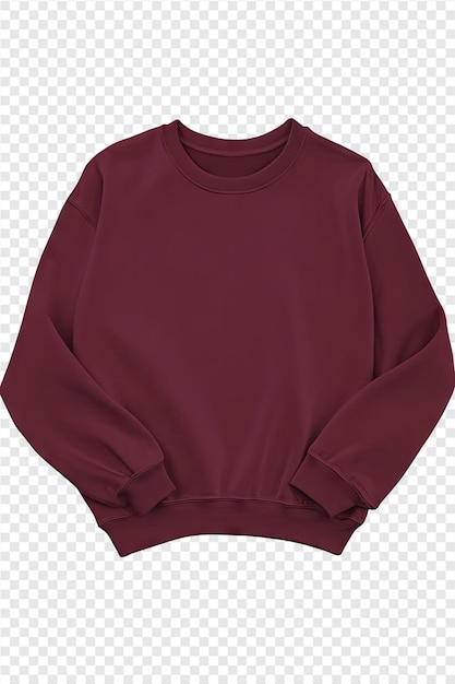 a red sweater with a long sleeve on it