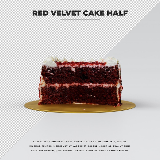 Red velvet cake Half