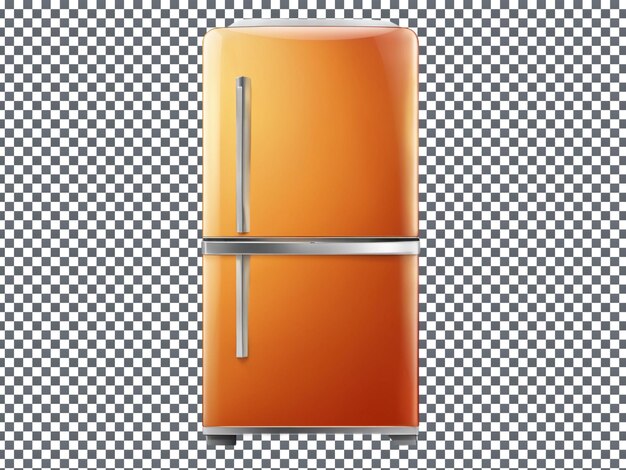 PSD refrigerator isolated on transparent background