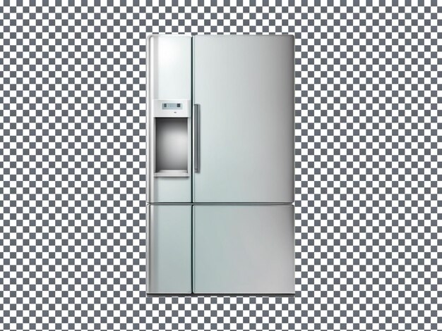 PSD refrigerator isolated on transparent background