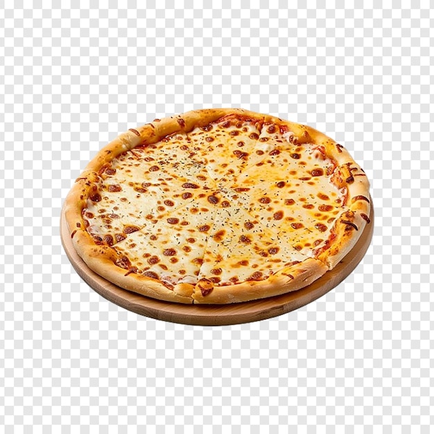 Regina Style Pizza and pizza sliced isolated on transparent background