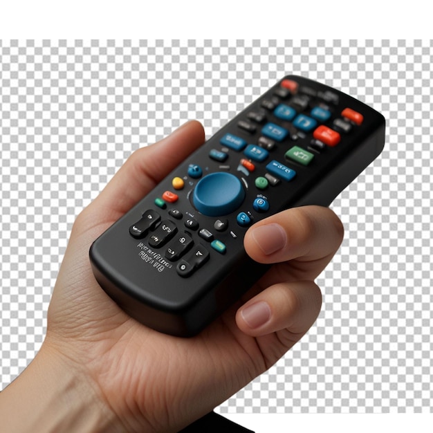 Remote control PNG on white background