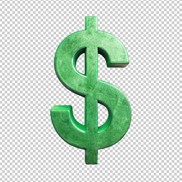 PSD render green dollar sign icons