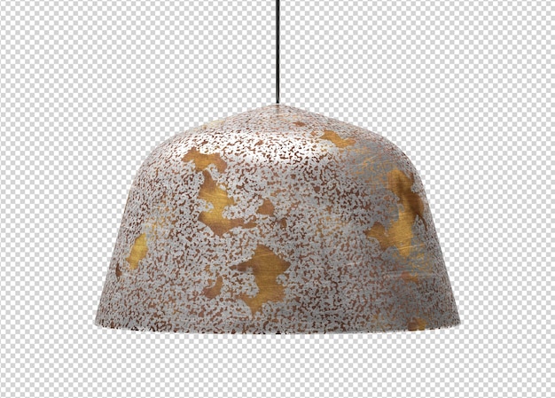 Render of isolated 3D ceiling lamp scene creator