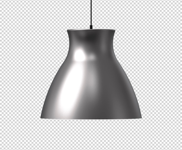 Render of isolated 3D ceiling lamp scene creator