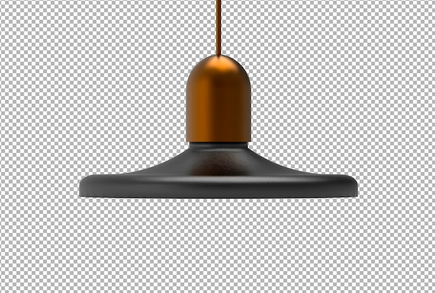 Render of isolated 3d hanging lamp scene creator