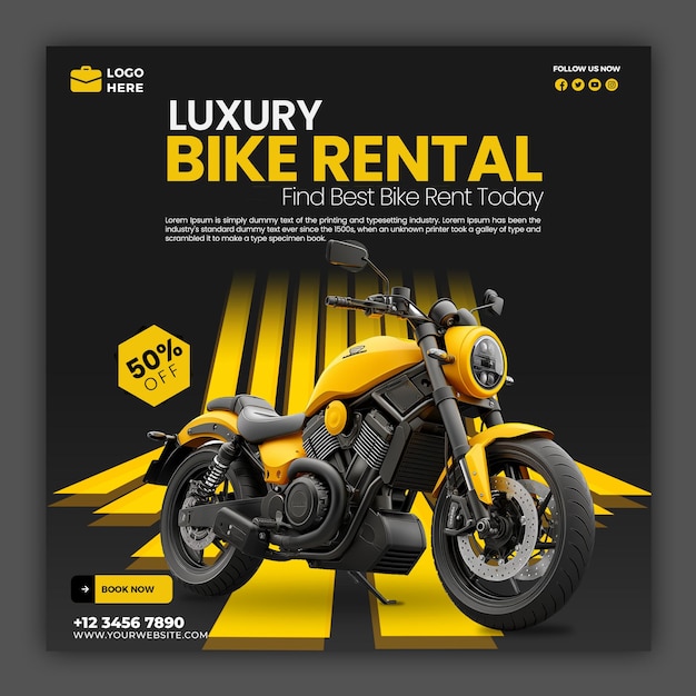 rent bike template