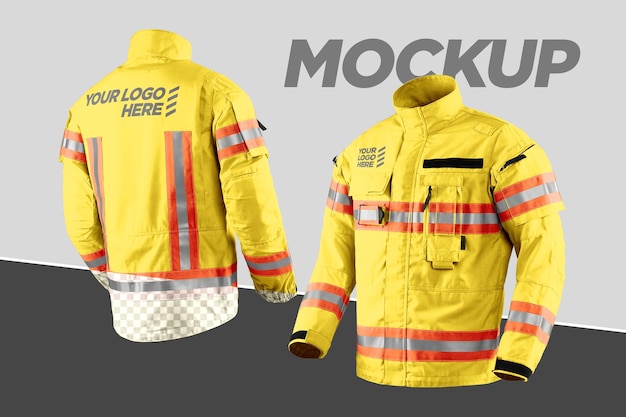 Rescue jacket mockup