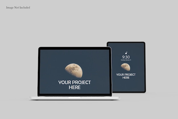 responsive screen mockup