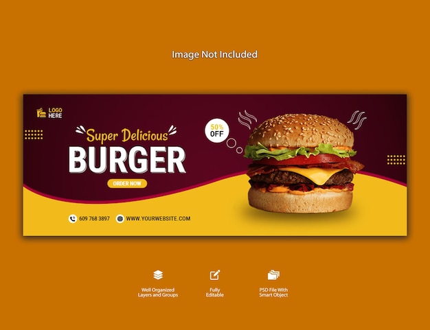 Restaurant Food Banner Design Template