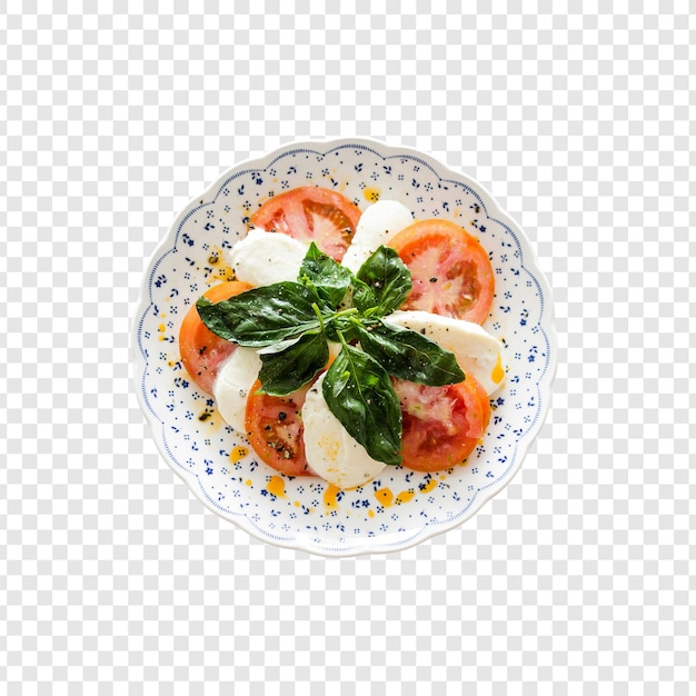 Restaurant food isolated on transparent background