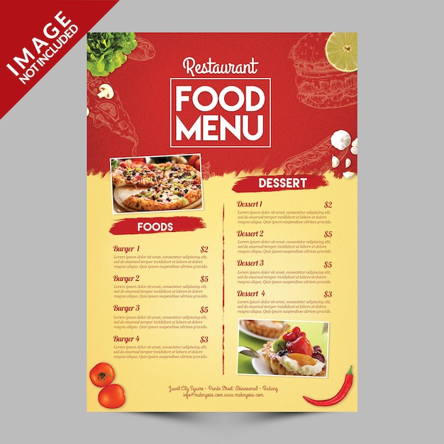 Restaurant Food Menu