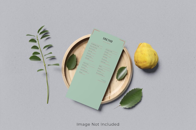 Restaurant Menu Mockup