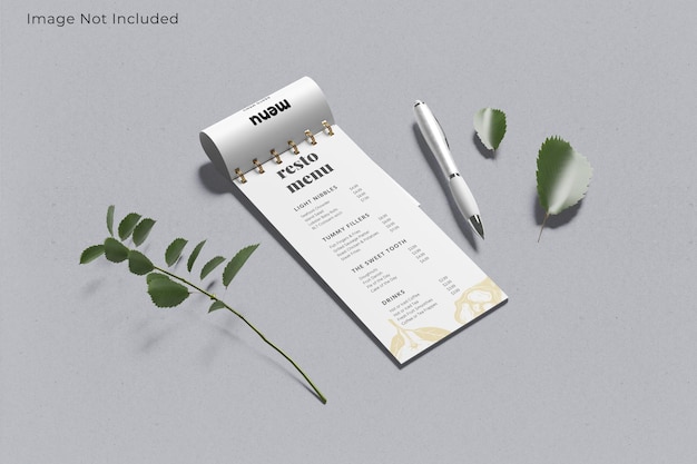 Restaurant Menu Mockup