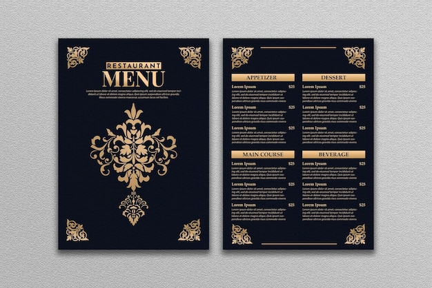 Restaurant Menu Template