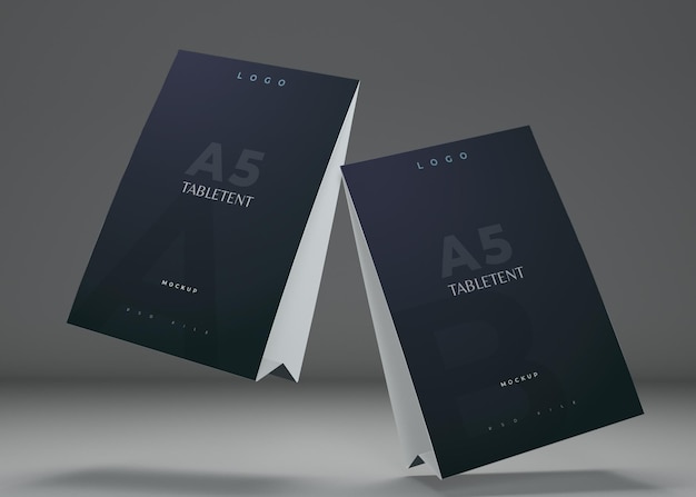 Restaurant Tabletent Card Mockup