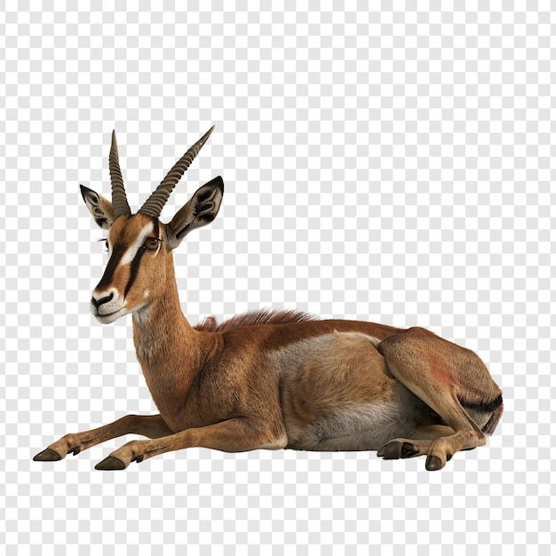 PSD a resting thompsons gazelle