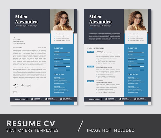 Resume CV and Cover Letter Curriculum Vitae