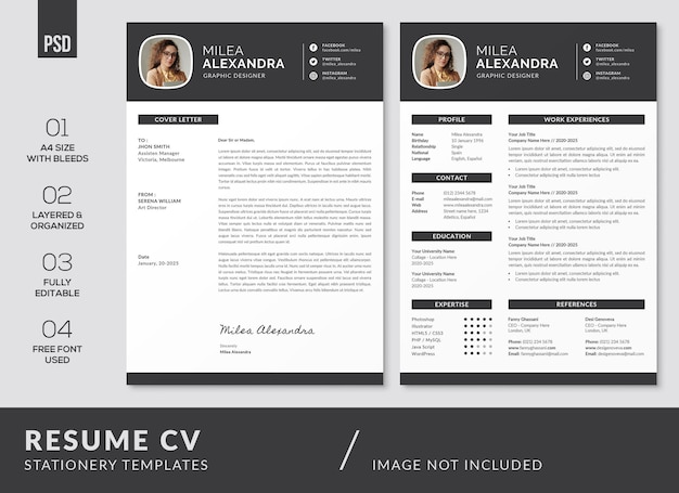 Resume CV Set Bundle