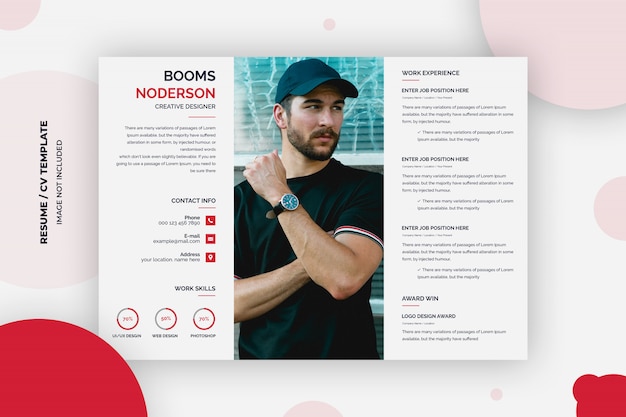 PSD resume template