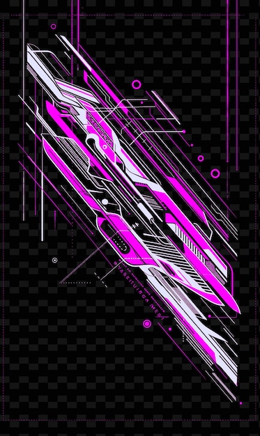 Retro Futuristic Inspired Poster With Sleek Lines and Chrome Creative Illustration Idea Designs