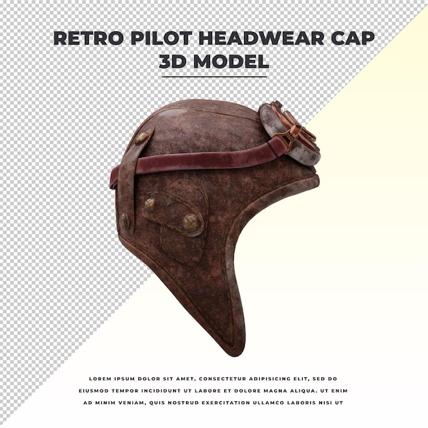 Retro Pilot Headwear Cap