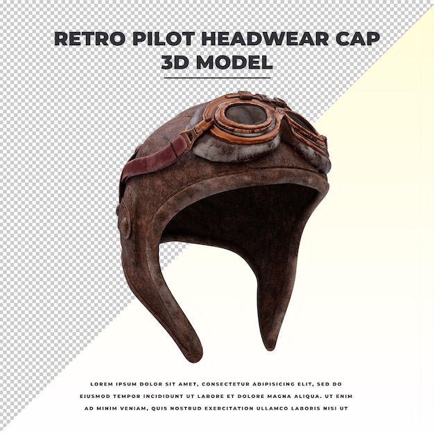 Retro Pilot Headwear Cap