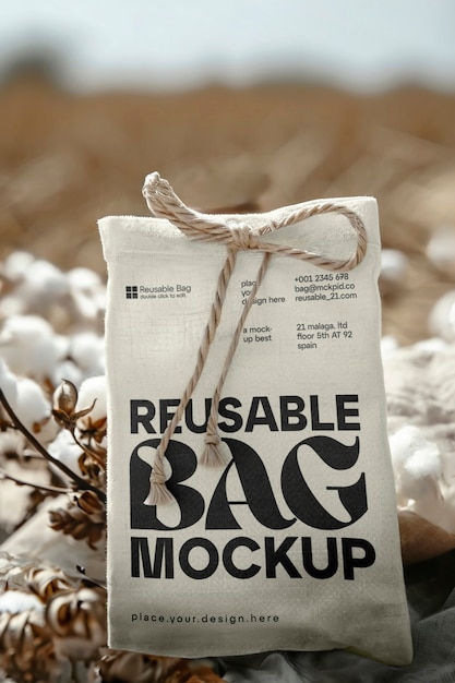 Reusable container packaging mockup