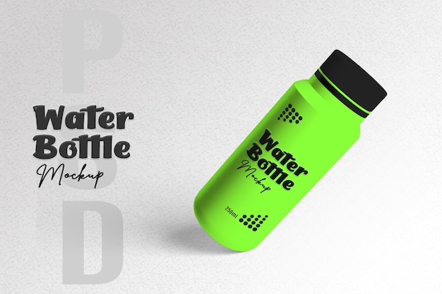 PSD reusable water bottle psd realistic mockup