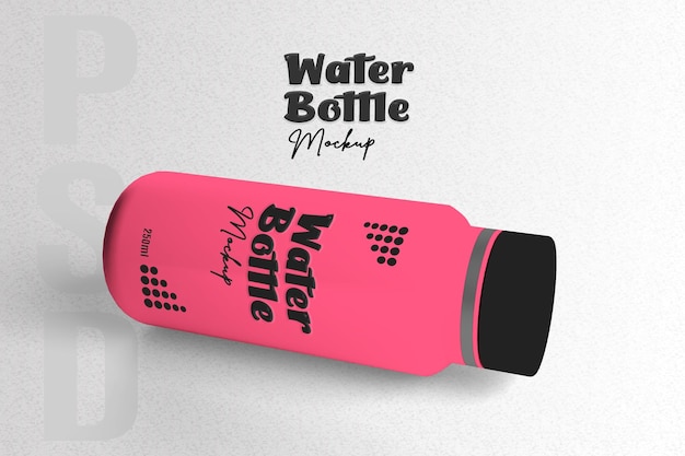 PSD reusable water bottle psd realistic mockup