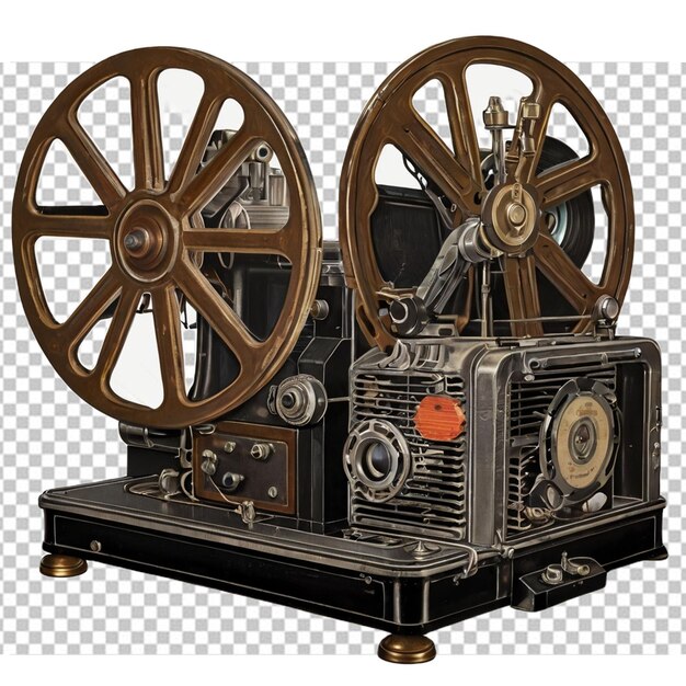 Revere film projector PNG on white background